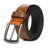 Men’s Tan Leather Belt – Genuine Leather | 40mm Width