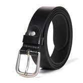 Women’s Black Leather Belt – Classic & Versatile Dress Belt - 30mm - FANTASTIX