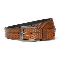 Men’s Tan Leather Belt – Genuine Leather | 40mm Width