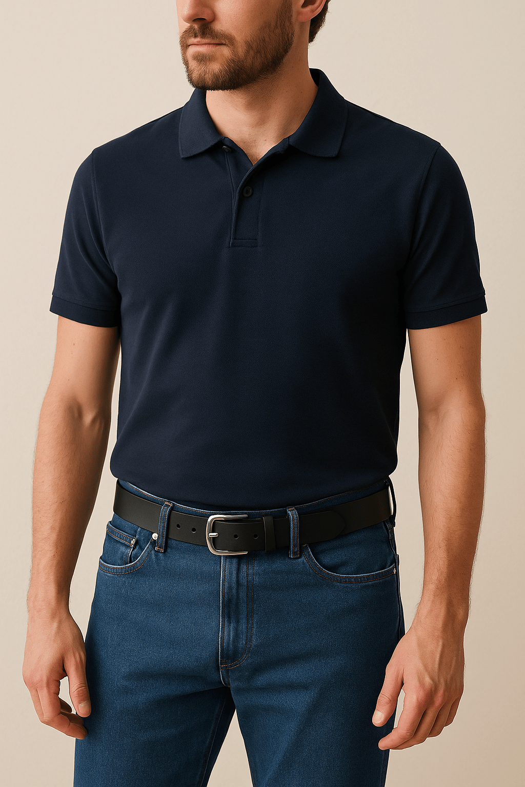 Black Leather belt - FANTASTIX