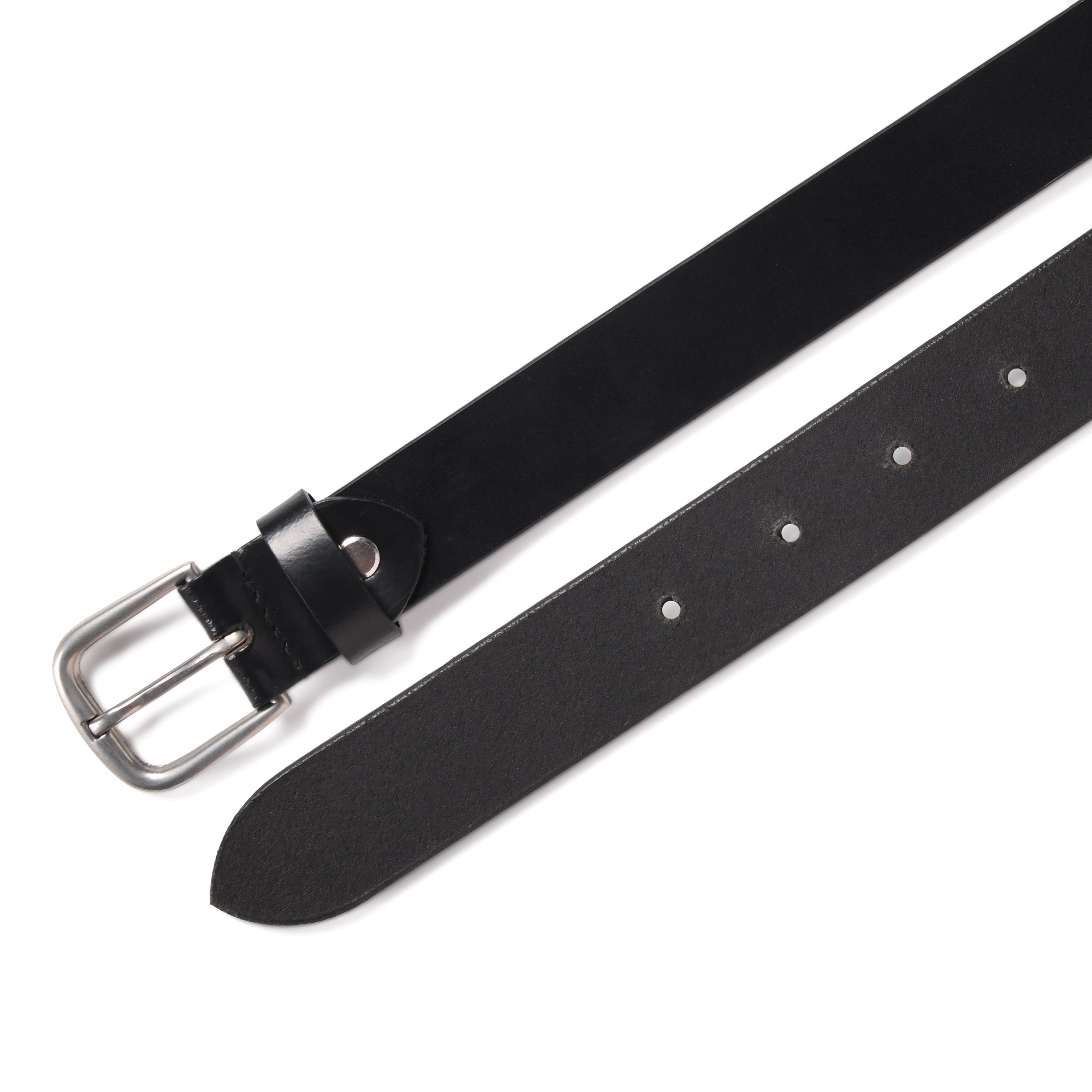 Women’s Black Leather Belt – Classic & Versatile Dress Belt - 30mm - FANTASTIX
