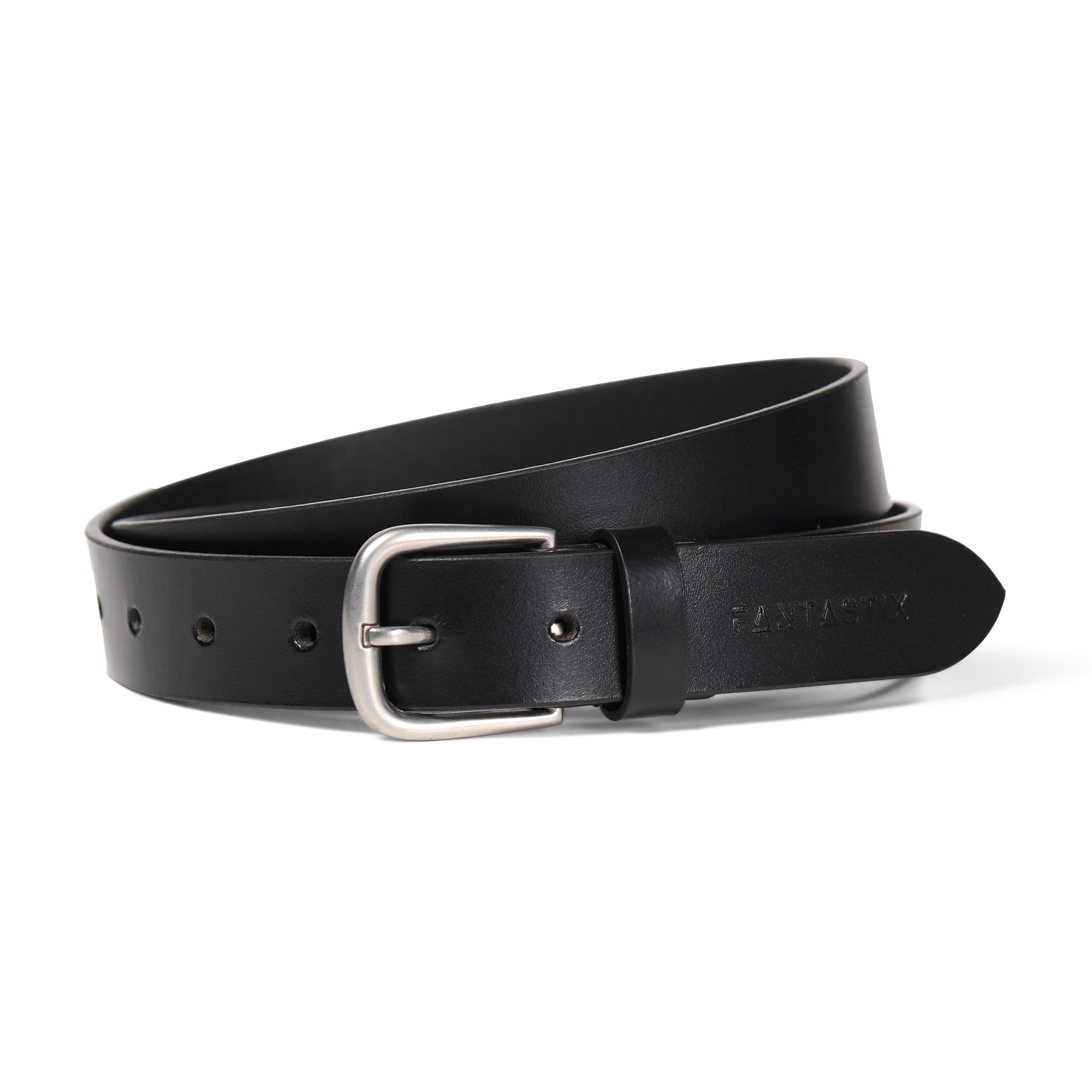 Women’s Black Leather Belt – Classic & Versatile Dress Belt - 30mm - FANTASTIX