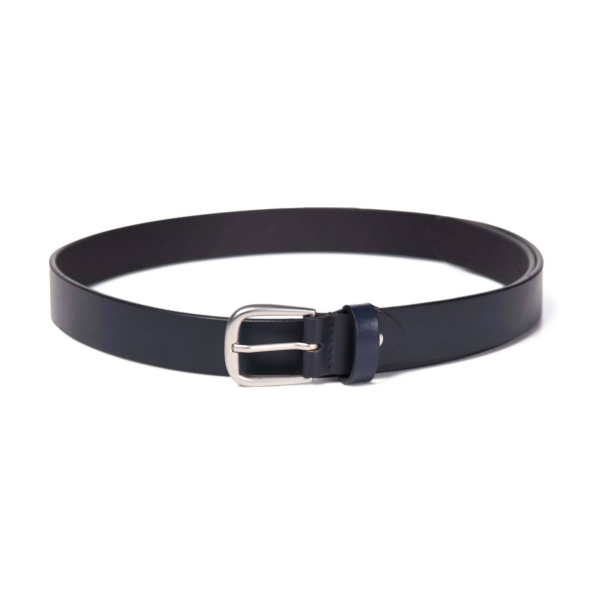 Women’s Blue Leather Belt – Classic & Versatile Dress Belt - 30mm - FANTASTIX