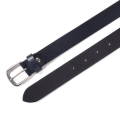 Women’s Blue Leather Belt – Classic & Versatile Dress Belt - 30mm - FANTASTIX
