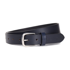 Women’s Blue Leather Belt – Classic & Versatile Dress Belt - 30mm - FANTASTIX